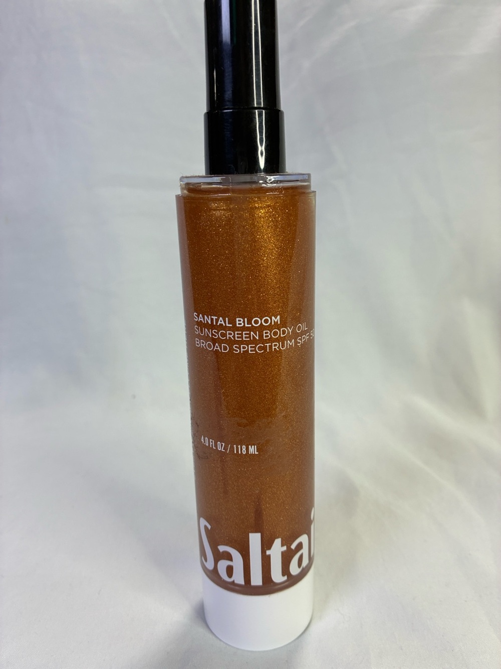 Saltair Santal Bloom Shimmering Bronze Sunscreen Body Oil - Bronze